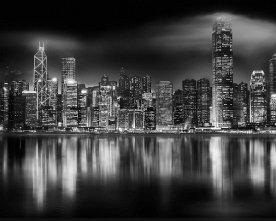Hong-Kong Nacht Panorama