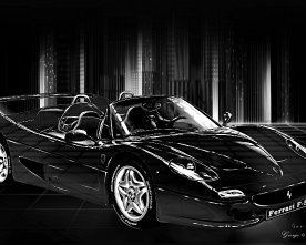 Ferrari-F50-black-background